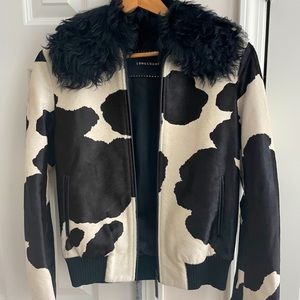 Longchamp lether jacket